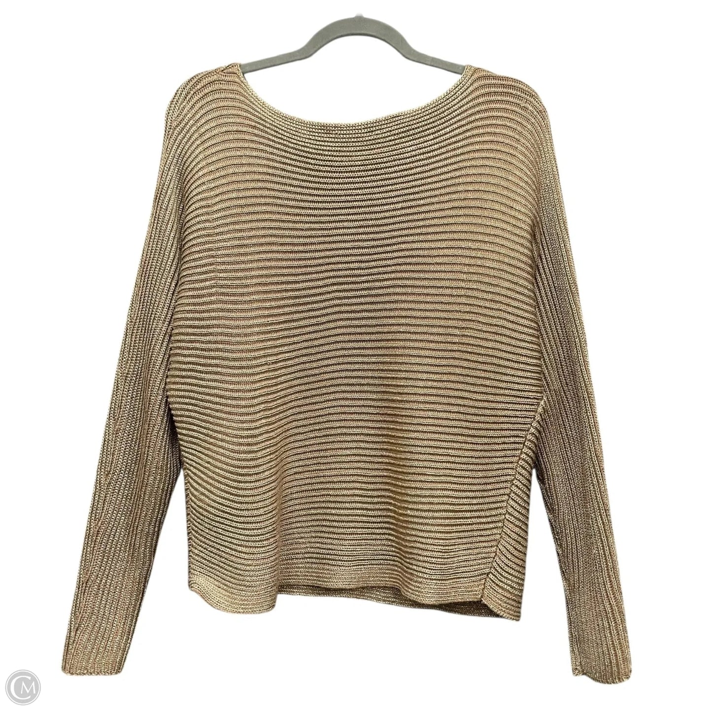 Sweater By Lauren By Ralph Lauren In Gold, Size: Lp