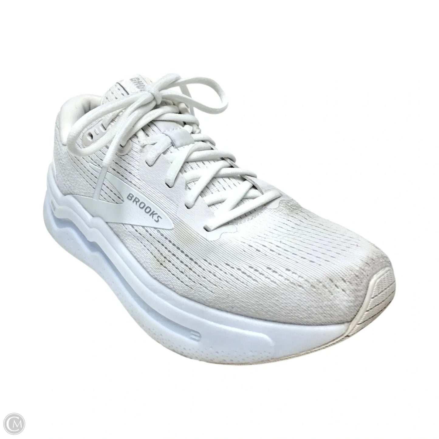 Shoes Athletic By Brooks In White, Size: 9