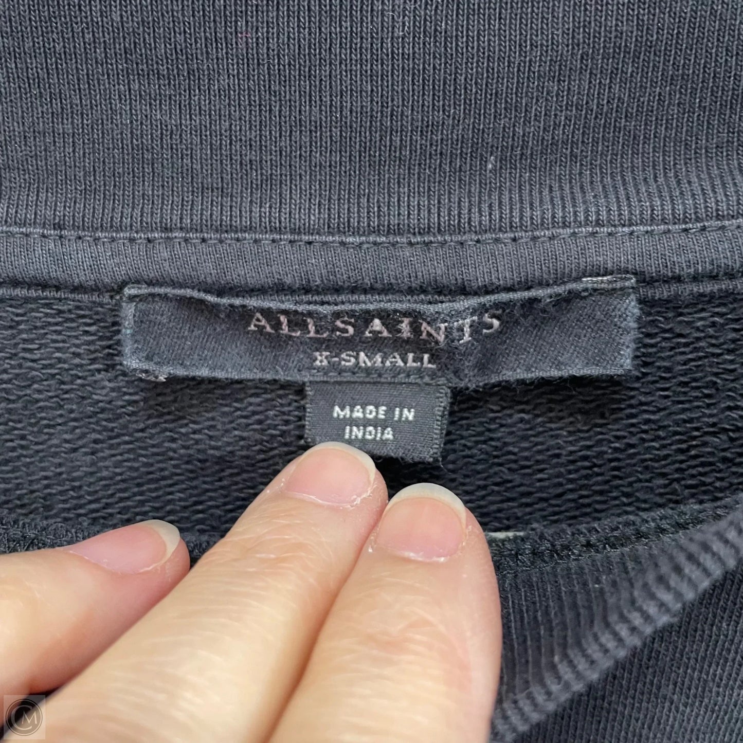 Sweatshirt Designer By All Saints In Black, Size: Xs