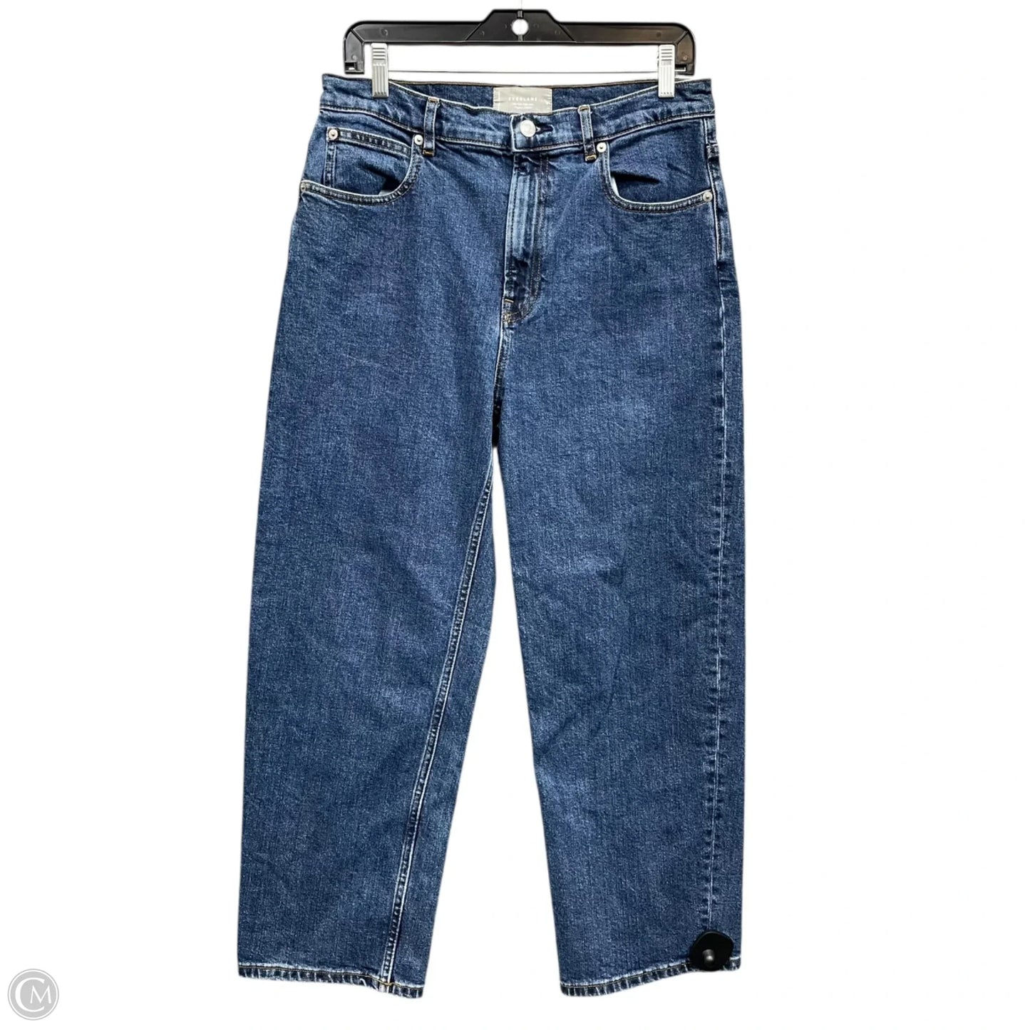 Jeans Straight By Everlane In Blue Denim, Size: 10