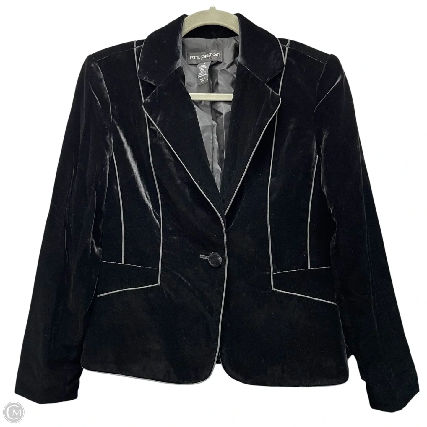 Blazer By Petite Sophisticate In Black, Size: 4