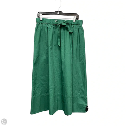 Skirt Midi By Talbots In Green, Size: M