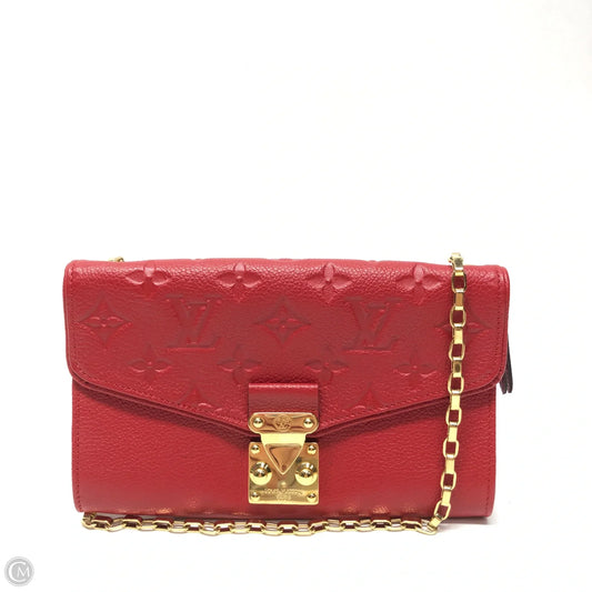 Crossbody Luxury Designer By Louis Vuitton, Size: Small