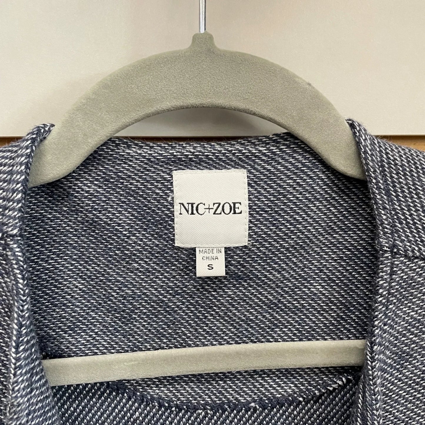 Blazer By Nic + Zoe In Blue, Size: S