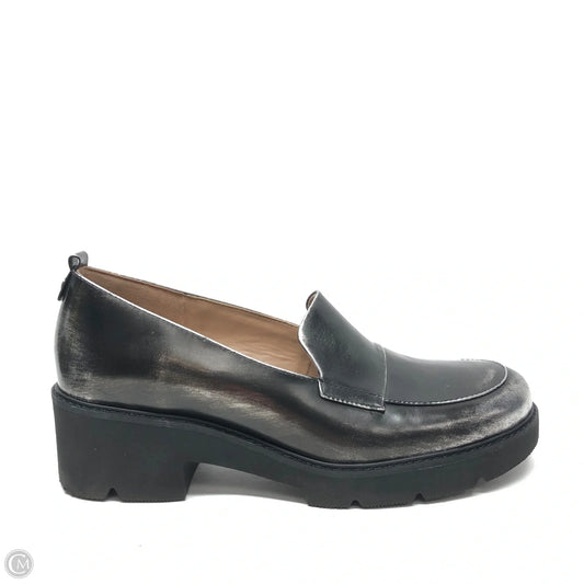 Shoes Heels Block By Naturalizer In Black & Silver, Size: 9.5