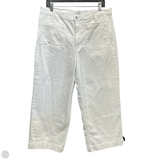 Jeans Wide Leg By Jessica Simpson In White, Size: 16