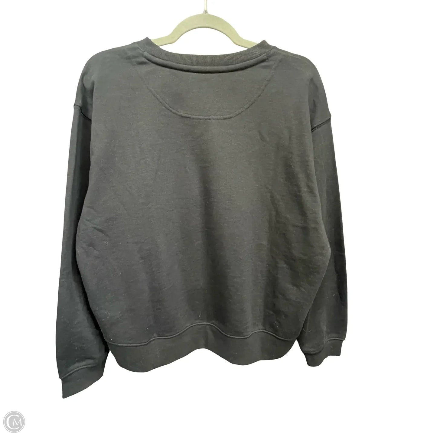 Sweatshirt Designer By Karl Lagerfeld In Black & White, Size: M