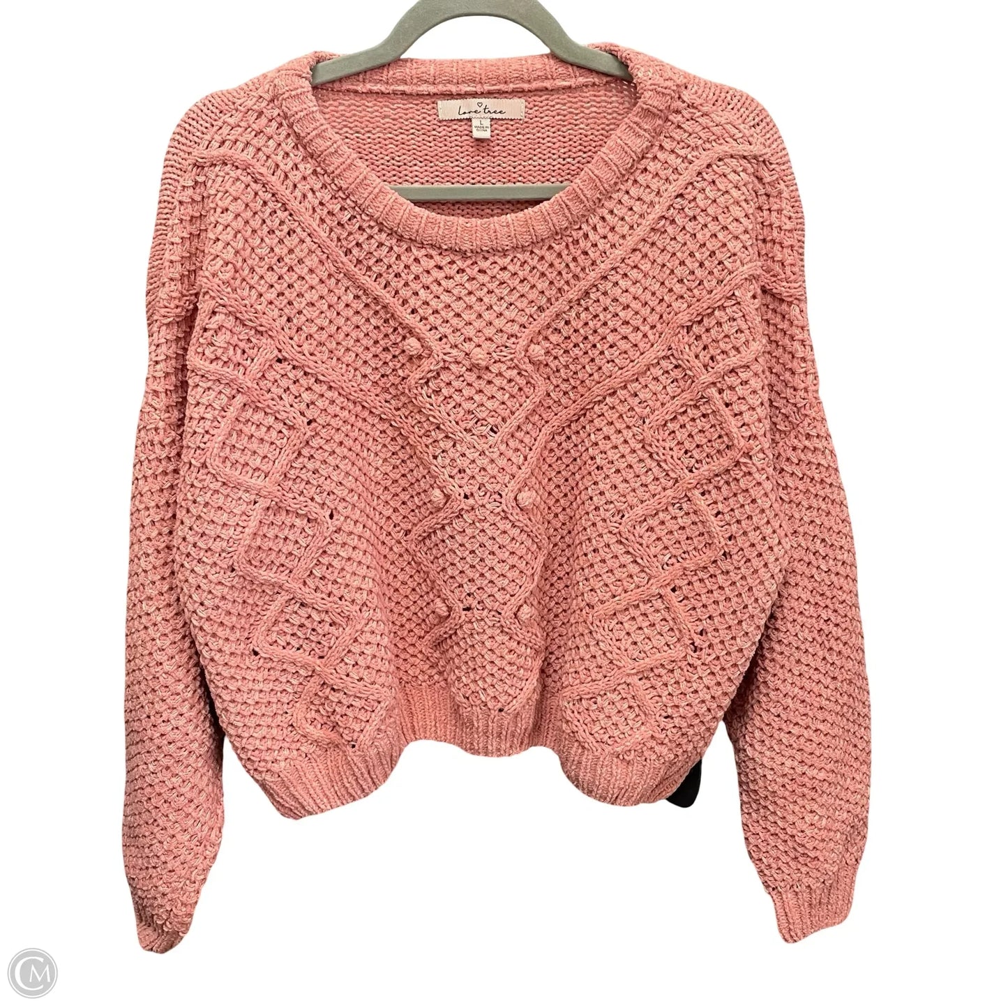 Sweater By Love Tree In Pink, Size: L