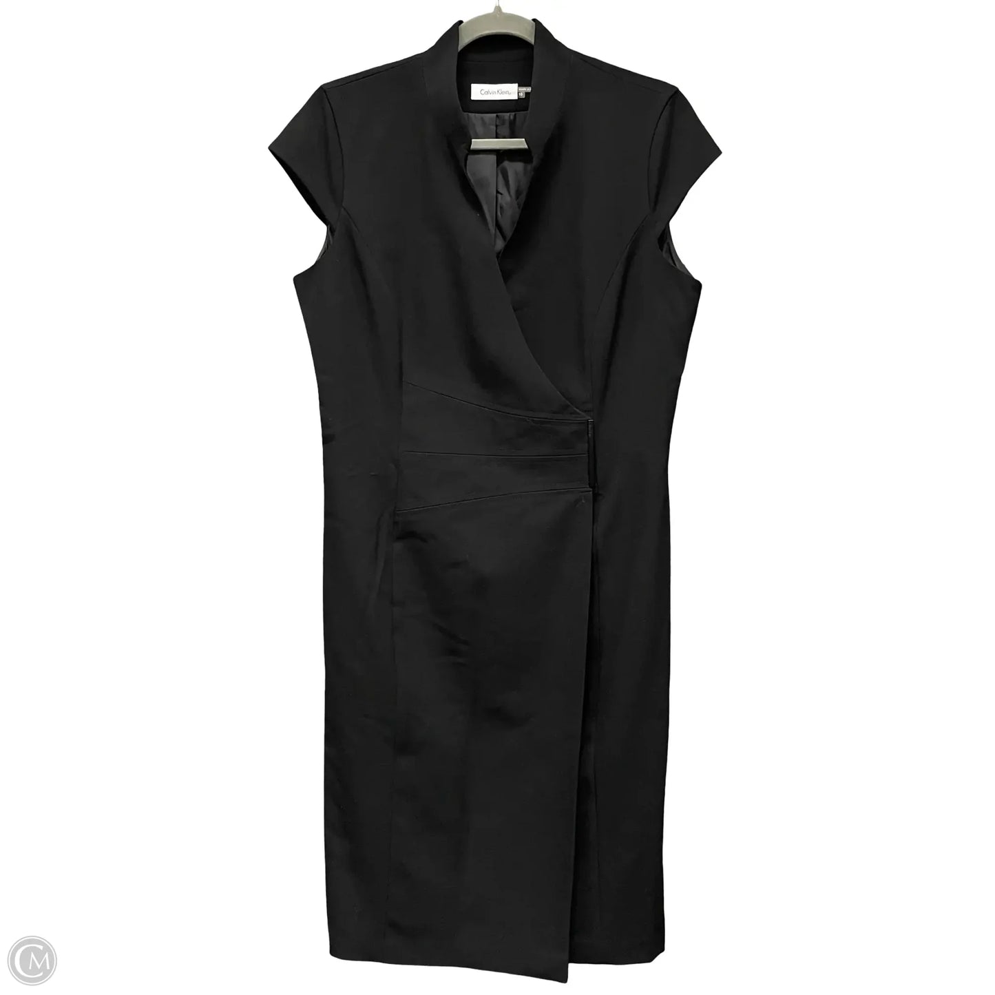 Dress Work By Calvin Klein In Black, Size: 10