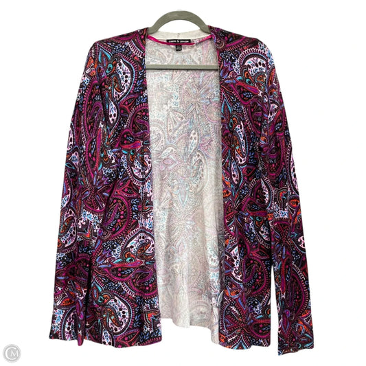 Cardigan By Cable And Gauge In Multi-colored, Size: L