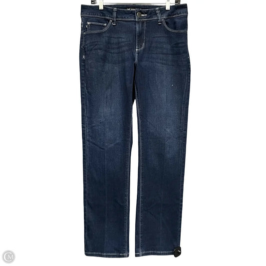 Jeans Straight By Lee In Blue Denim, Size: 10