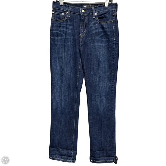 Jeans Straight By Levis In Blue Denim, Size: 10