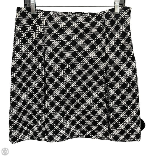 Skirt Designer By Karl Lagerfeld In Black & White, Size: 8
