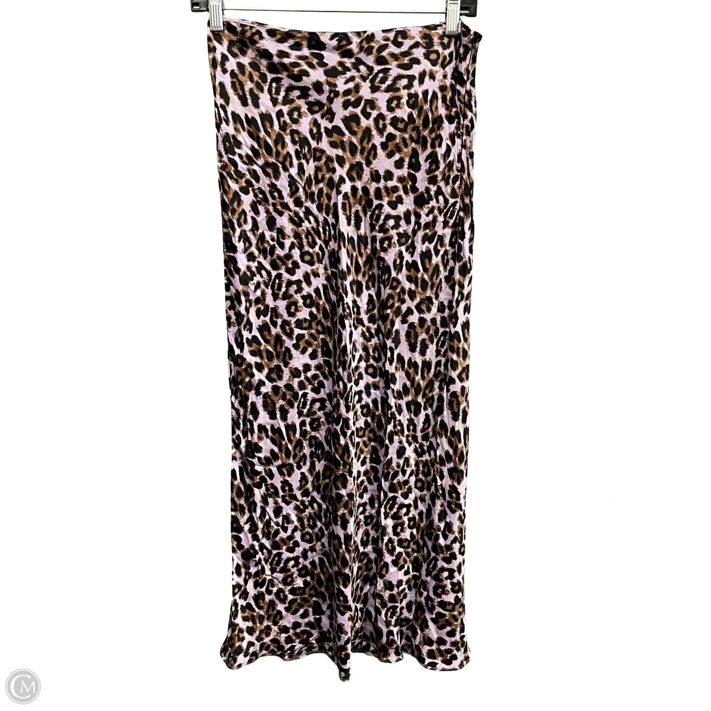 Skirt Midi By Urban Outfitters In Black & Purple, Size: M