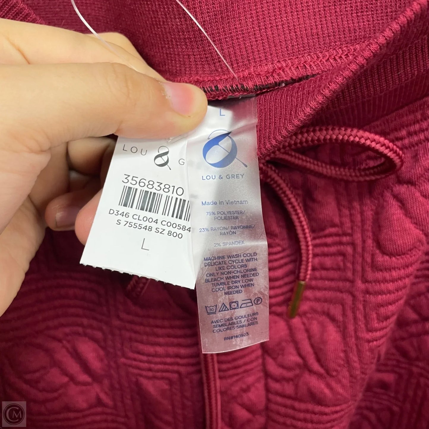 Pants Lounge By Lou And Grey In Red, Size: L