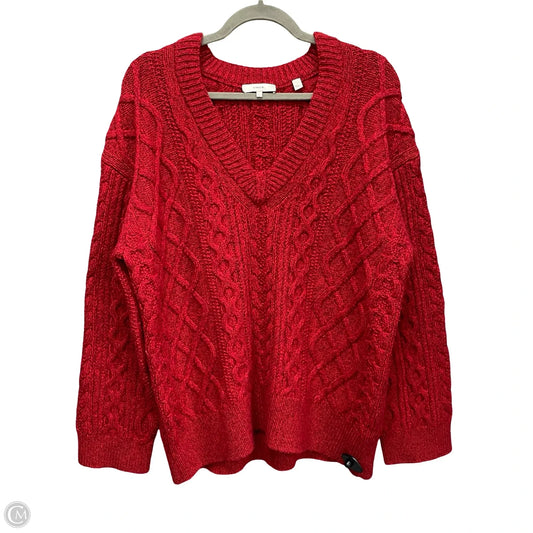 Sweater By Vince In Red, Size: L