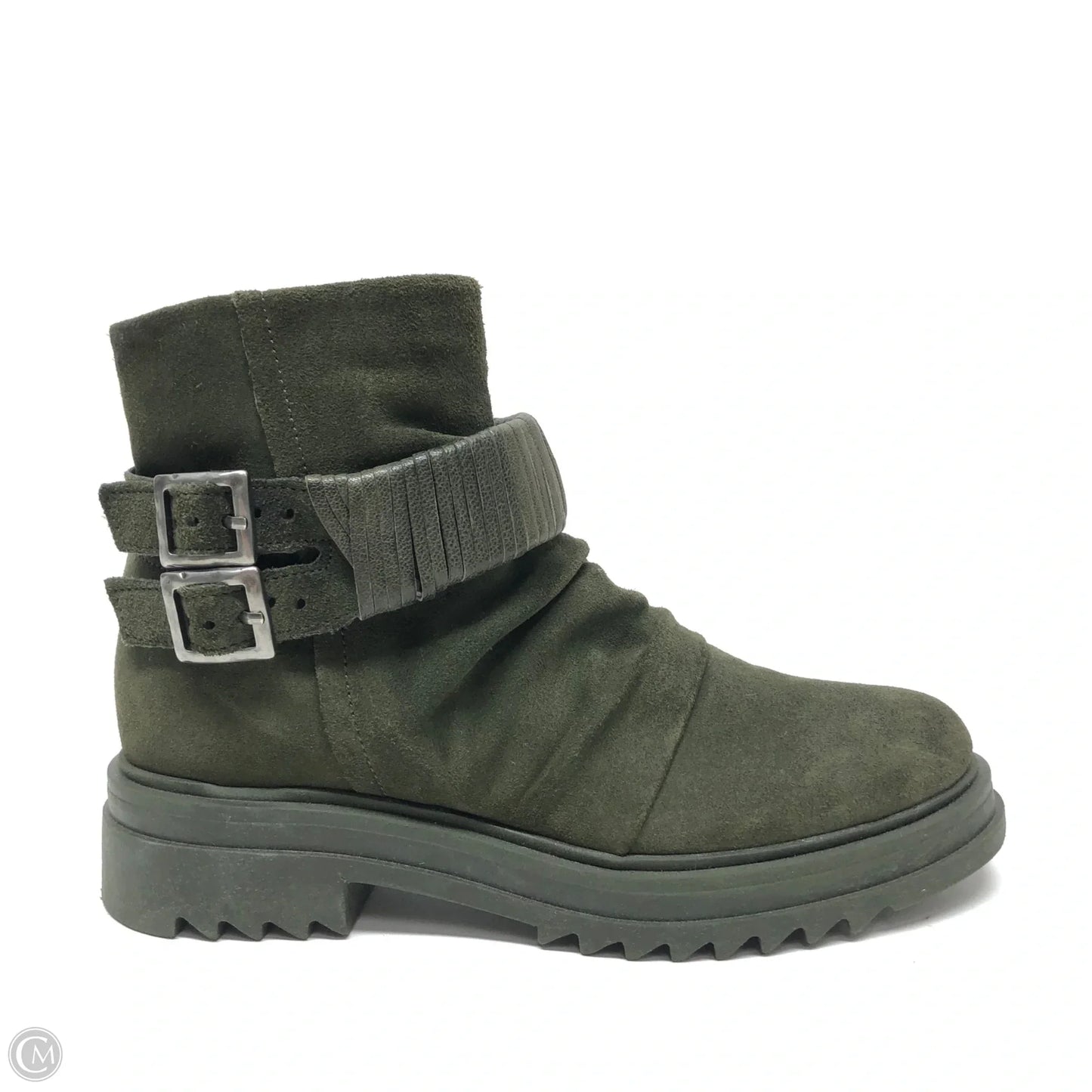 Boots Ankle Flats By Miz Mooz In Green, Size: 5.5