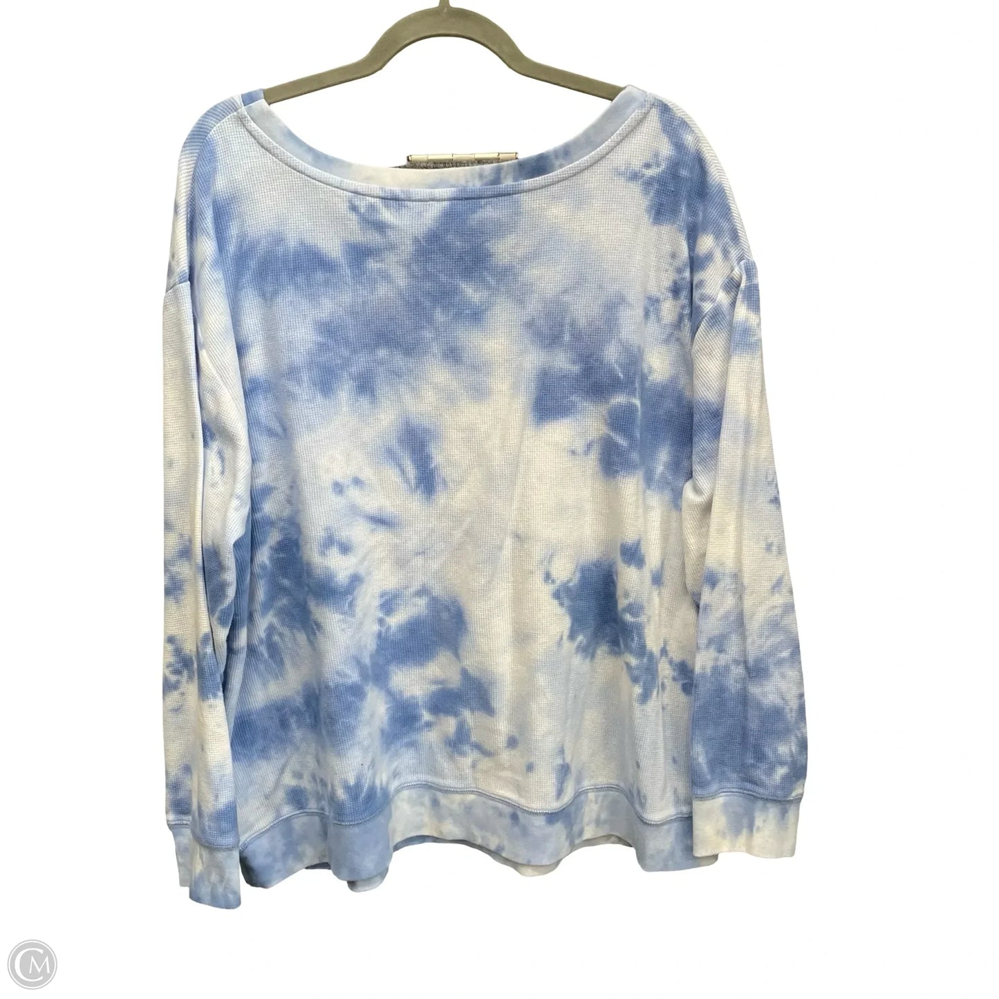 Sweatshirt Crewneck By Splendid In Blue & White, Size: Xxl