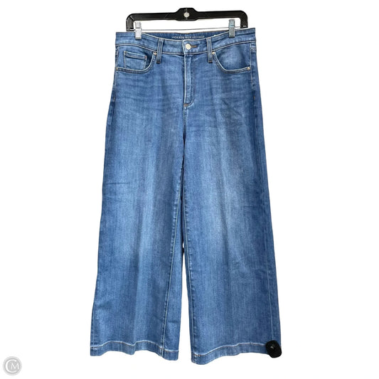 Jeans Wide Leg By Chicos In Blue Denim, Size: 8