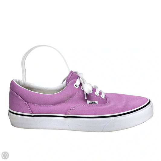 Shoes Sneakers By Vans In Purple, Size: 10.5