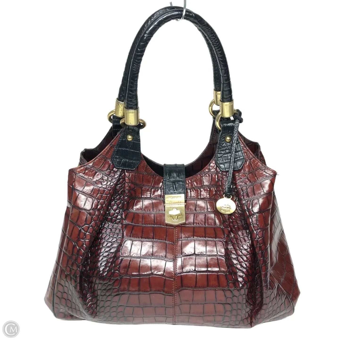 Handbag Designer By Brahmin, Size: Large