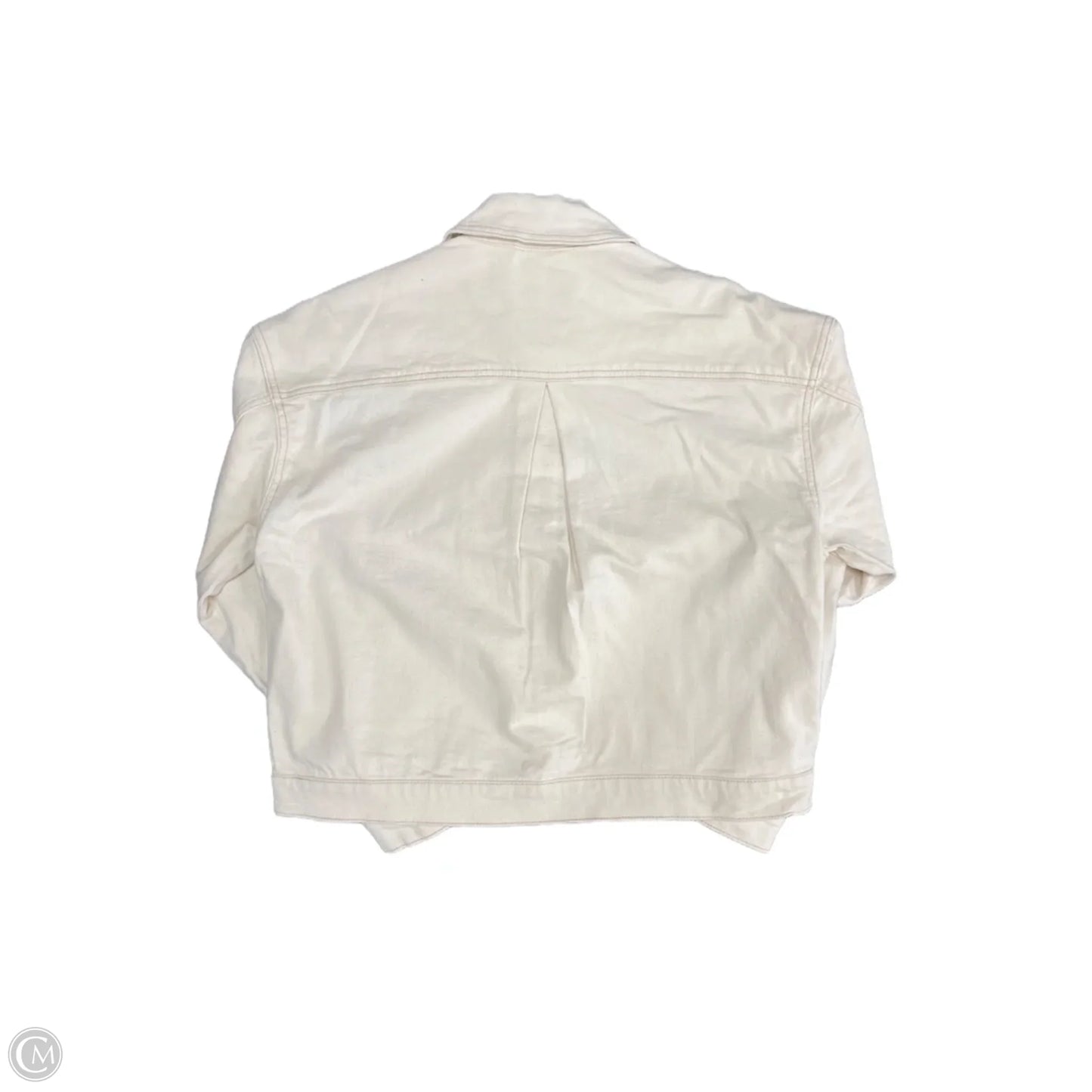 Jacket Denim By Jessica Simpson In Beige, Size: S