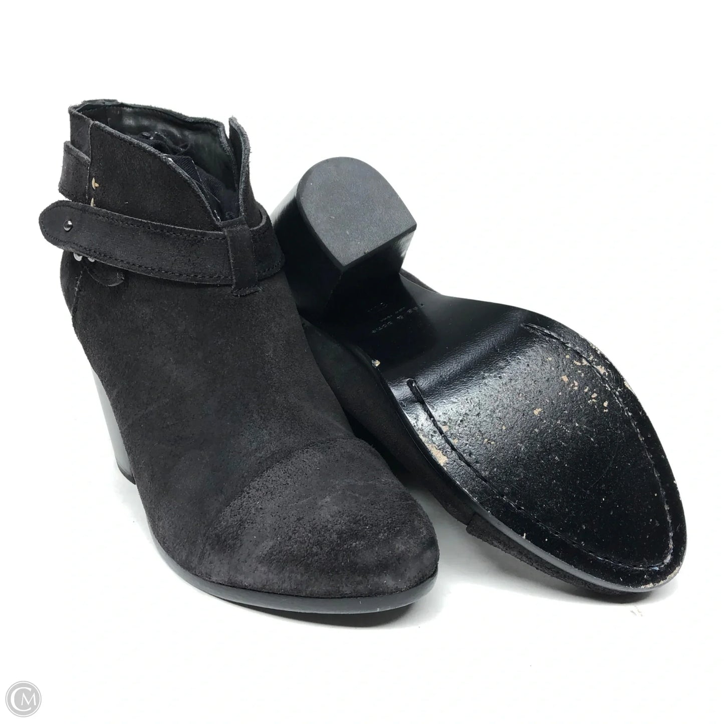 Boots Ankle Heels By Rag And Bone In Black, Size: 7