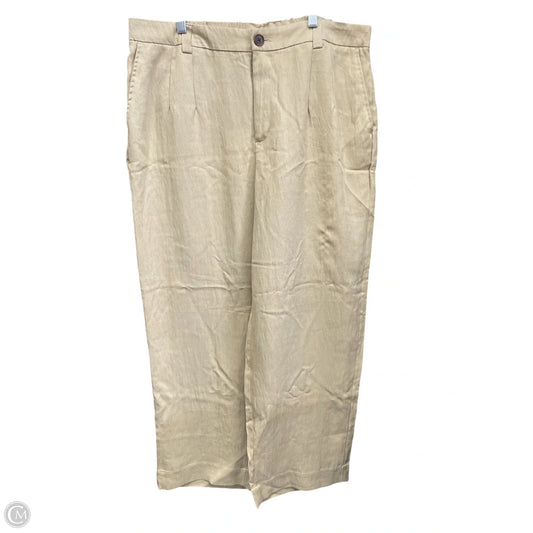 Pants Wide Leg By A New Day In Beige, Size: 16