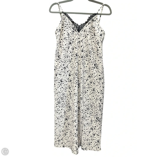 Dress Casual Midi By A New Day In Black & Cream, Size: Xs