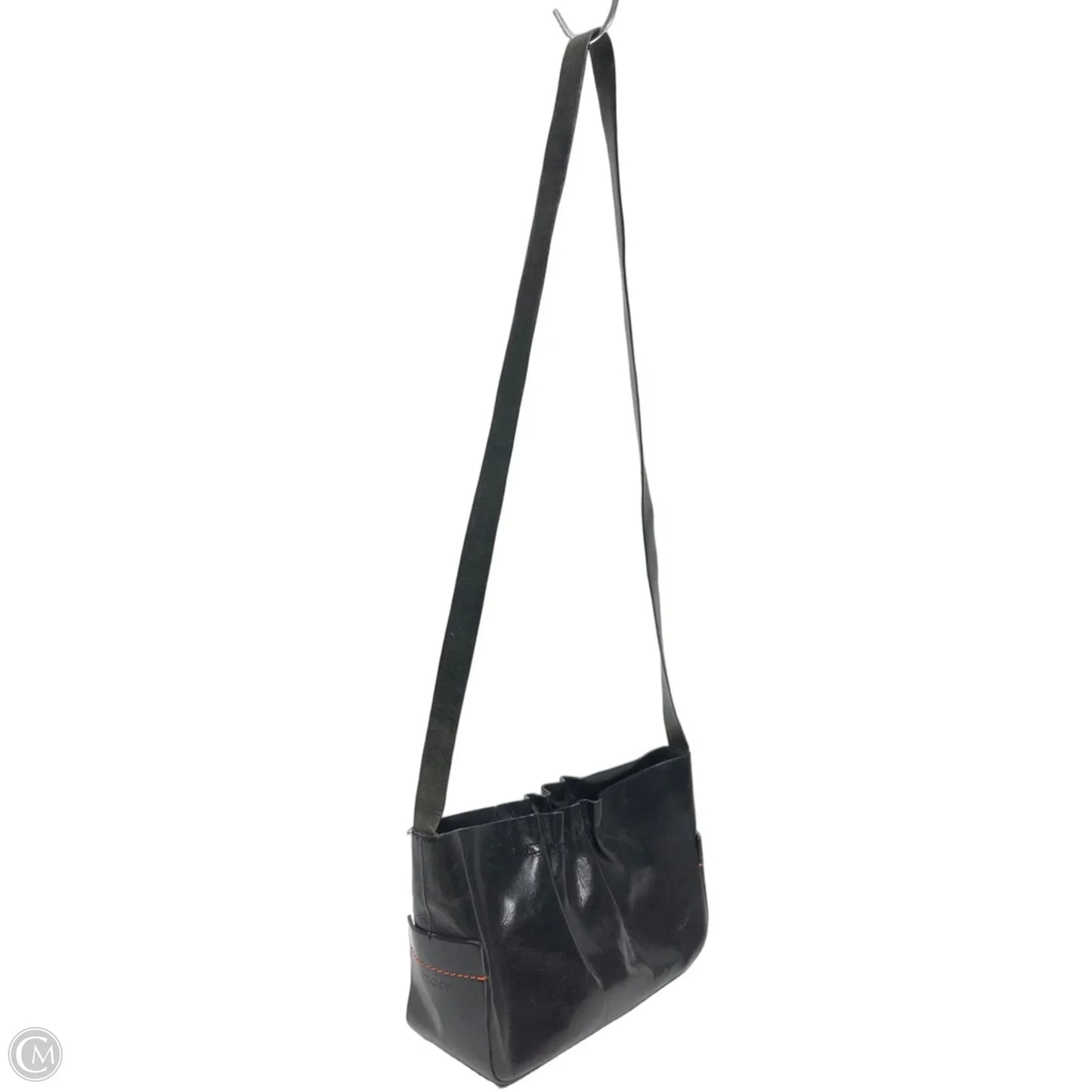 Handbag Leather By Dkny, Size: Small