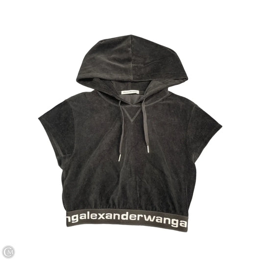 Top Short Sleeve Luxury Designer By Alexander Wang In Black, Size: S