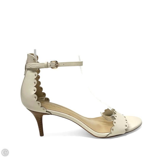 Sandals Designer By Coach In White, Size: 6.5