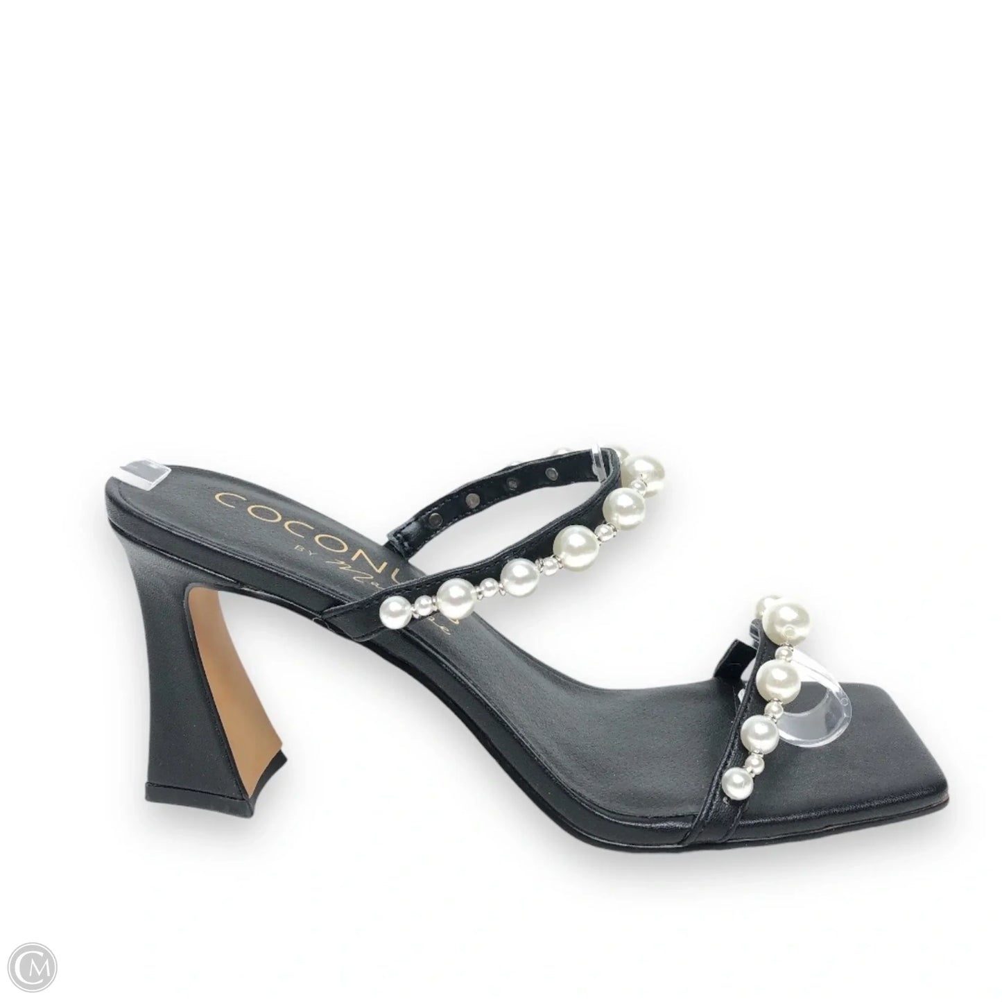 Sandals Heels Block By Coconuts In Black, Size: 8