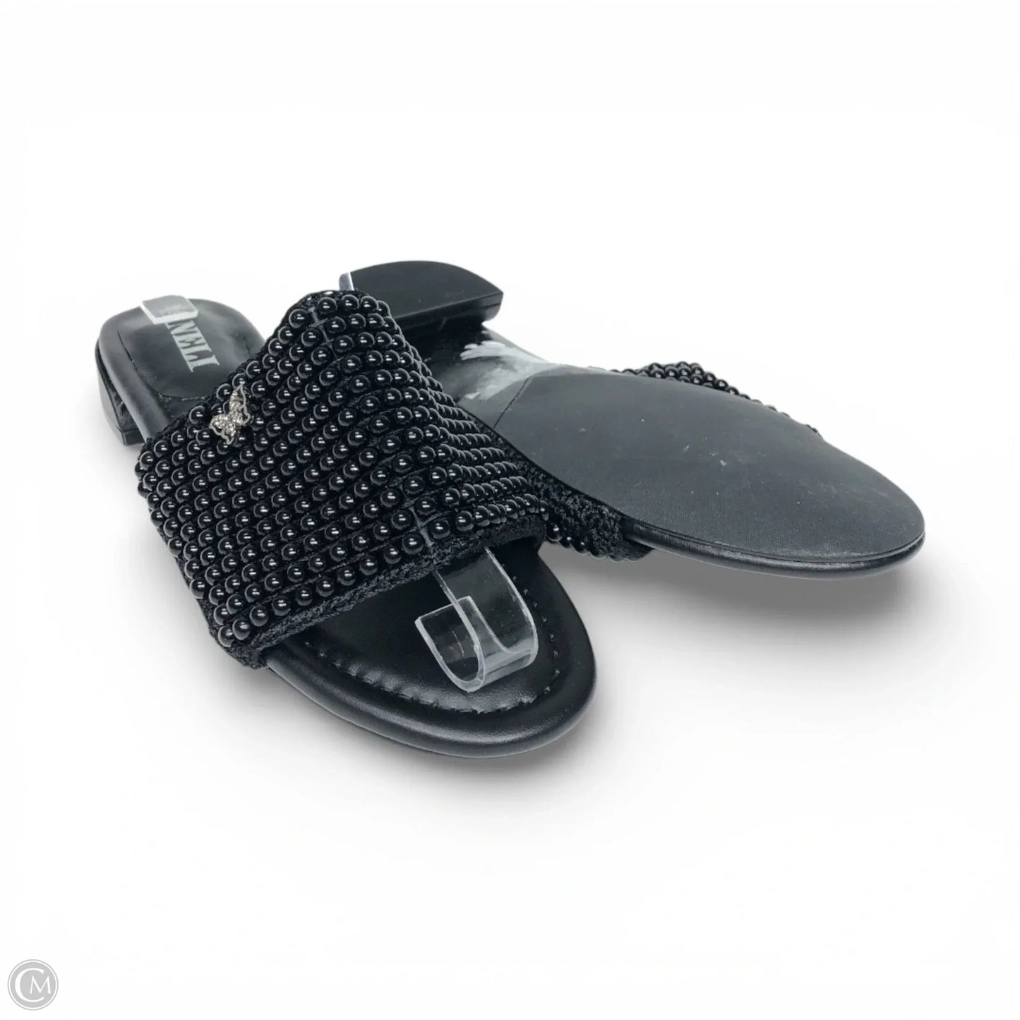 Sandals Heels Block By Vaneli In Black, Size: 7