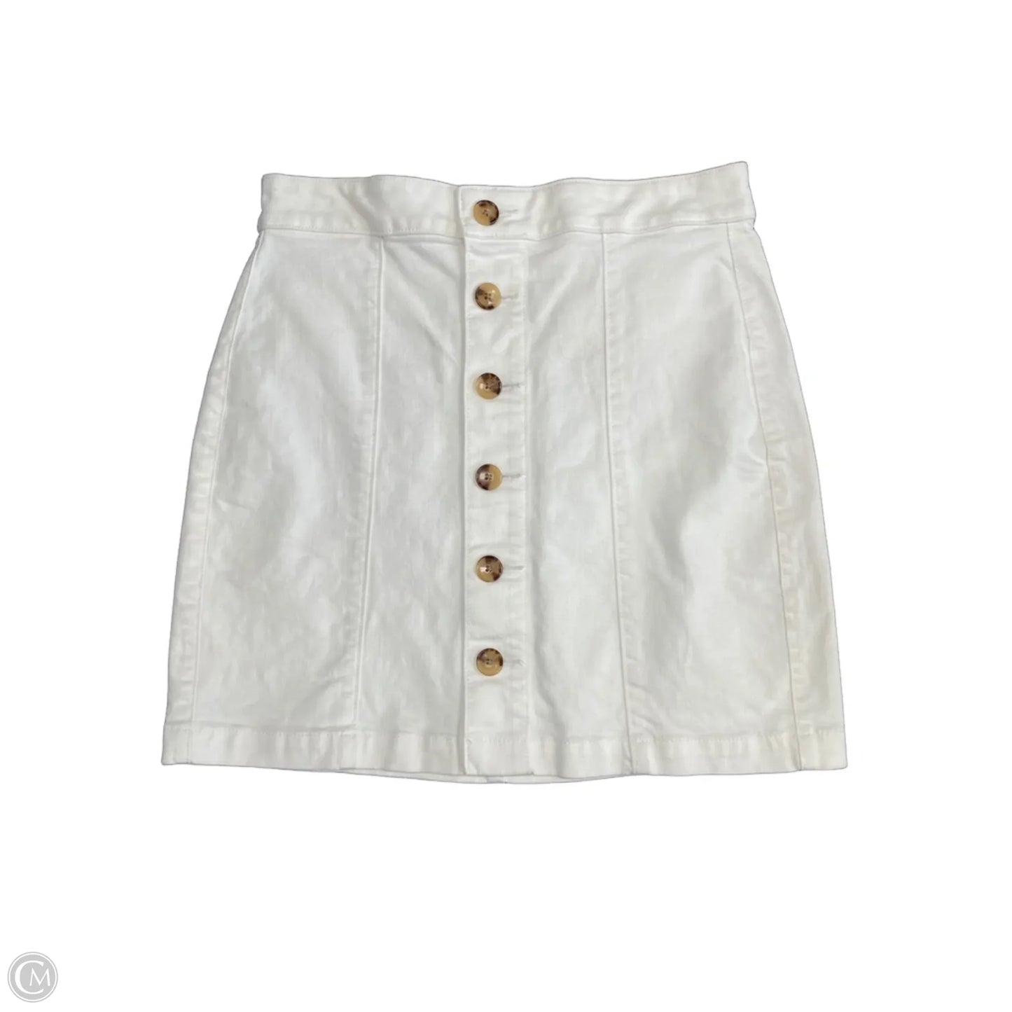 Skirt Mini & Short By Loft In White, Size: 4