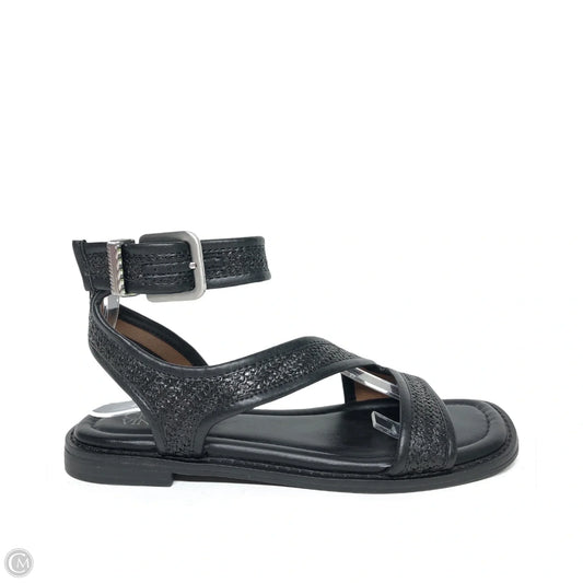 Sandals Flats By Crown Vintage In Black, Size: 6.5