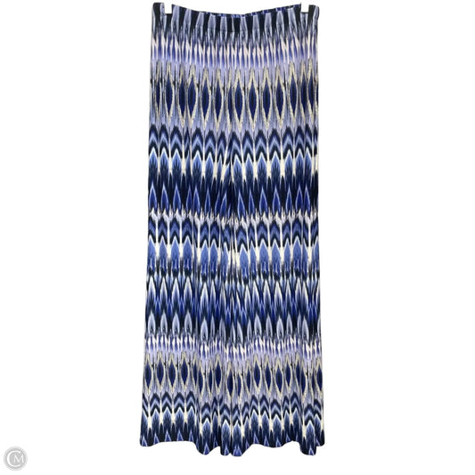 Pants Wide Leg By Chicos In Blue & White, Size: S