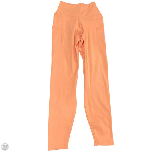 Athletic Leggings By Nike In Peach, Size: Xs