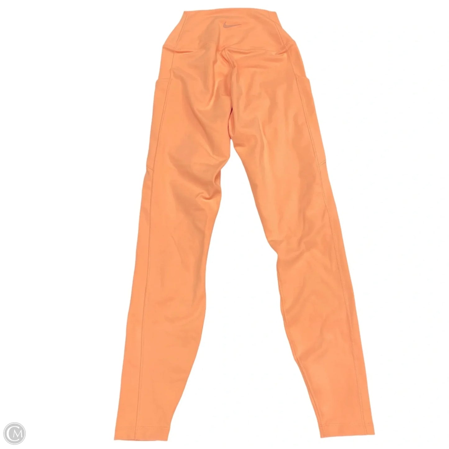 Athletic Leggings By Nike In Peach, Size: Xs