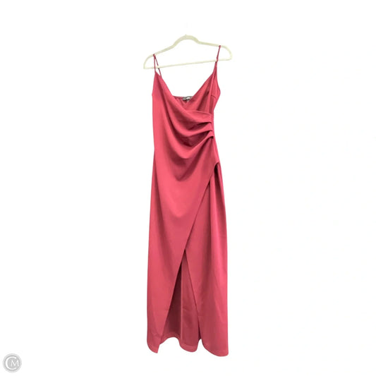 Dress Party Midi By Lulus In Red, Size: L