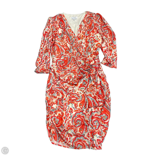 Dress Casual Short By Lucy Paris In Orange, Size: S