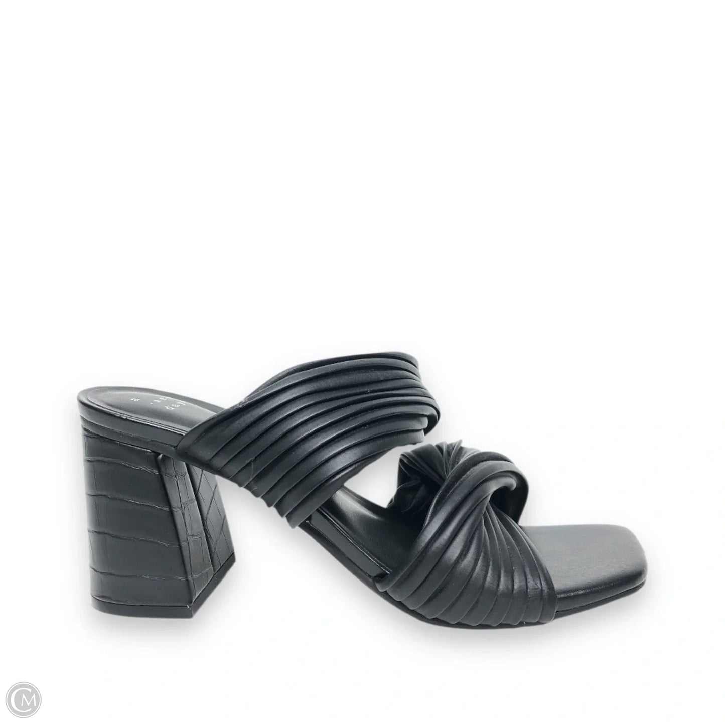 Sandals Heels Block By A New Day In Black, Size: 9