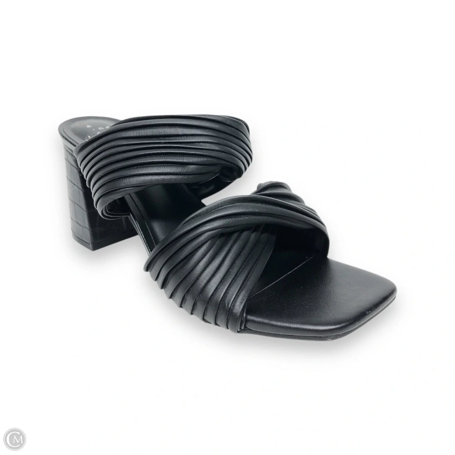 Sandals Heels Block By A New Day In Black, Size: 9