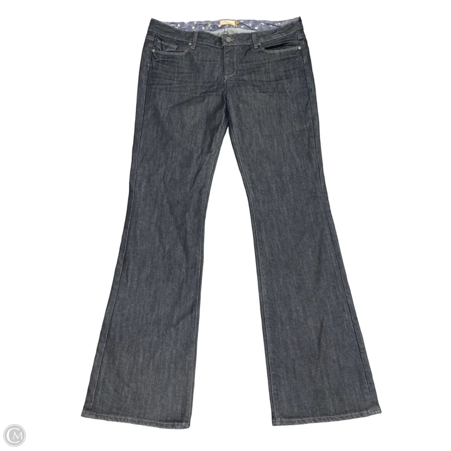Jeans Boot Cut By Paige In Blue Denim, Size: 12