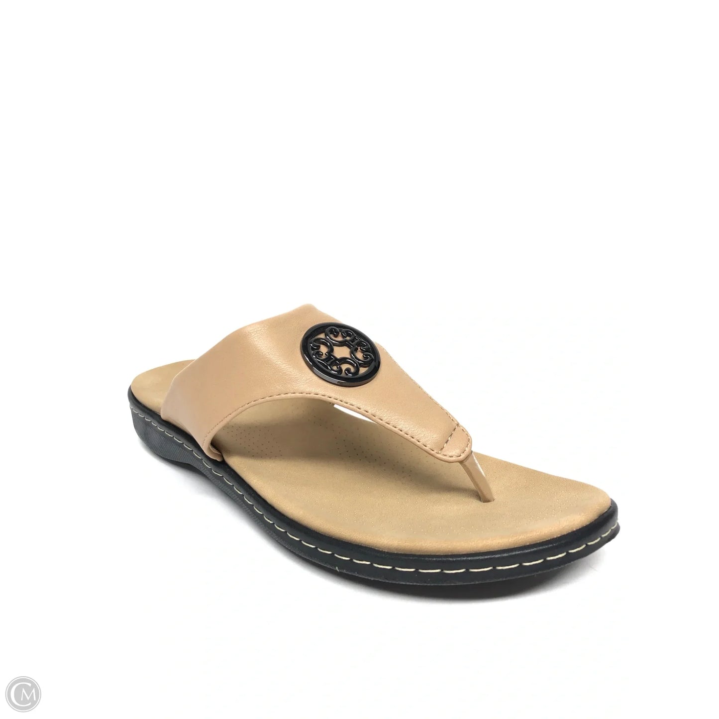 Sandals Flip Flops By Clothes Mentor In Brown, Size: 10.5