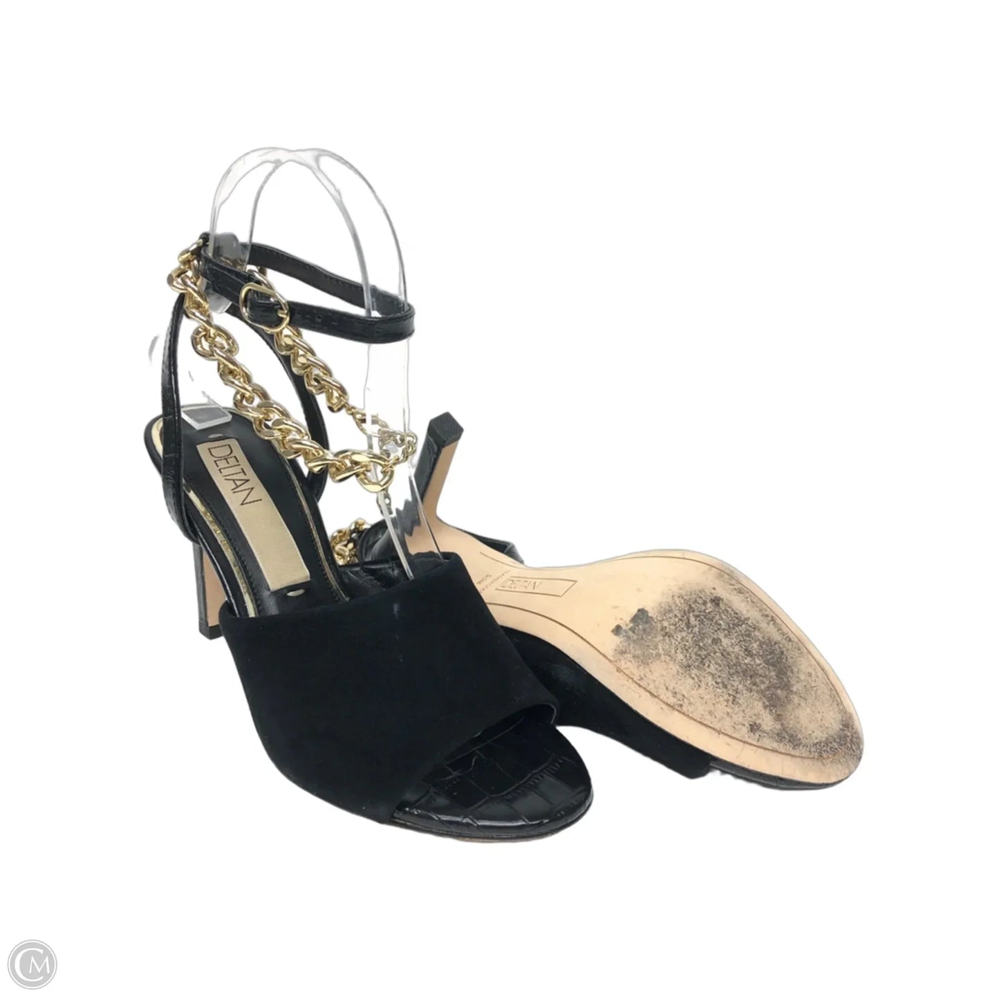 Sandals Heels Block By Cmc In Black, Size: 5.5
