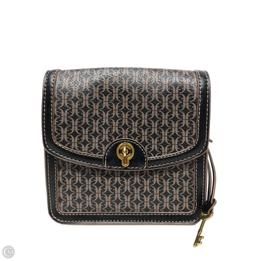 Crossbody Leather By Fossil, Size: Small