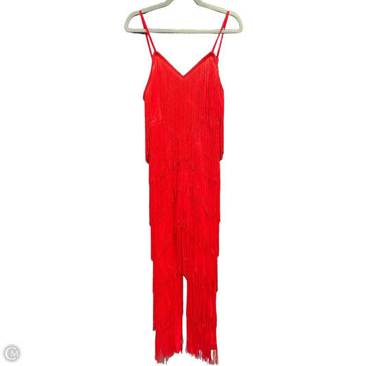 Jumpsuit By Pretty Little Thing In Red, Size: 4