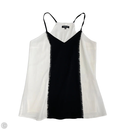 Top Sleeveless By Kenneth Cole In Black & White, Size: Xs