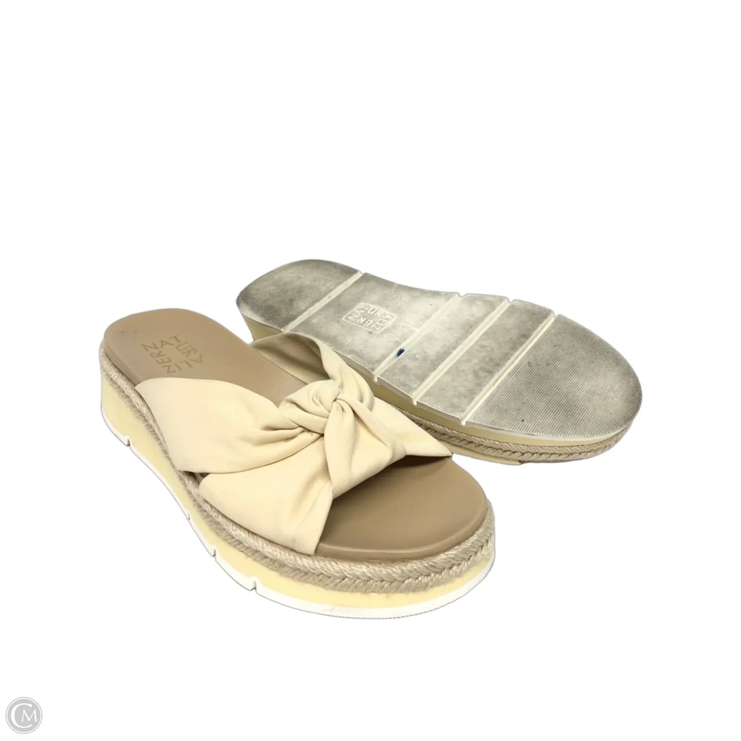 Sandals Flats By Naturalizer In Cream, Size: 6